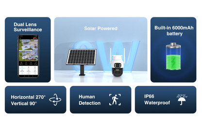 Outdoor Solar Wifi Security Camera