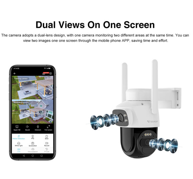 Outdoor Solar Wifi Security Camera