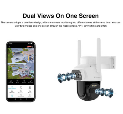 Outdoor Solar Wifi Security Camera