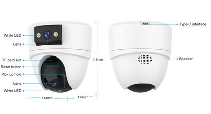 Vstarcam Security Camera Dual Lens