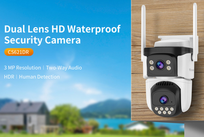 Vstarcam Outdoor Security Camera Dual Lens