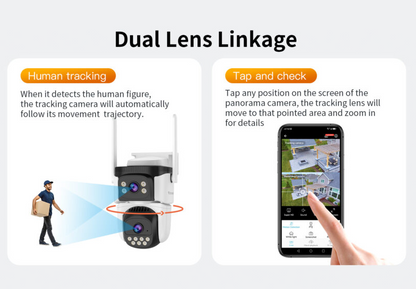 Vstarcam Outdoor Security Camera Dual Lens