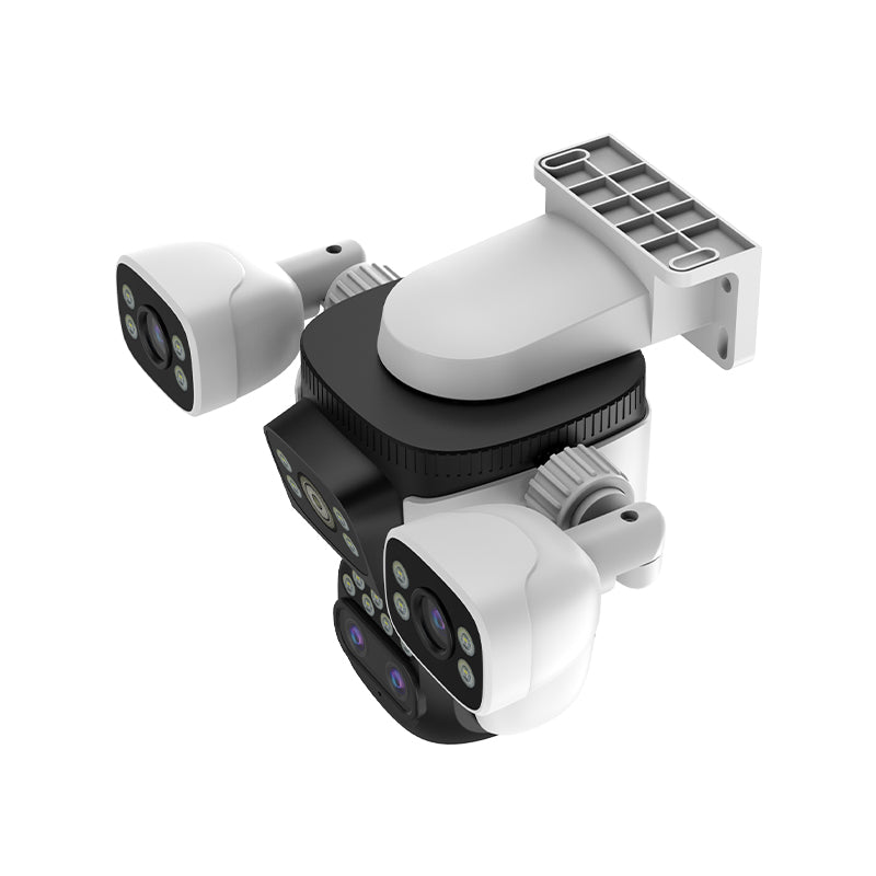 Outdoor Security Camera Four Lens