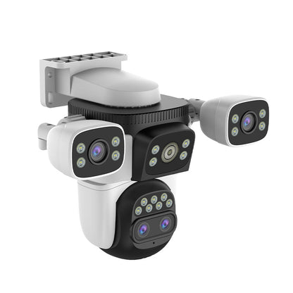 Outdoor Security Camera Four Lens