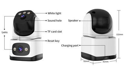 Dual Lens Security Camera
