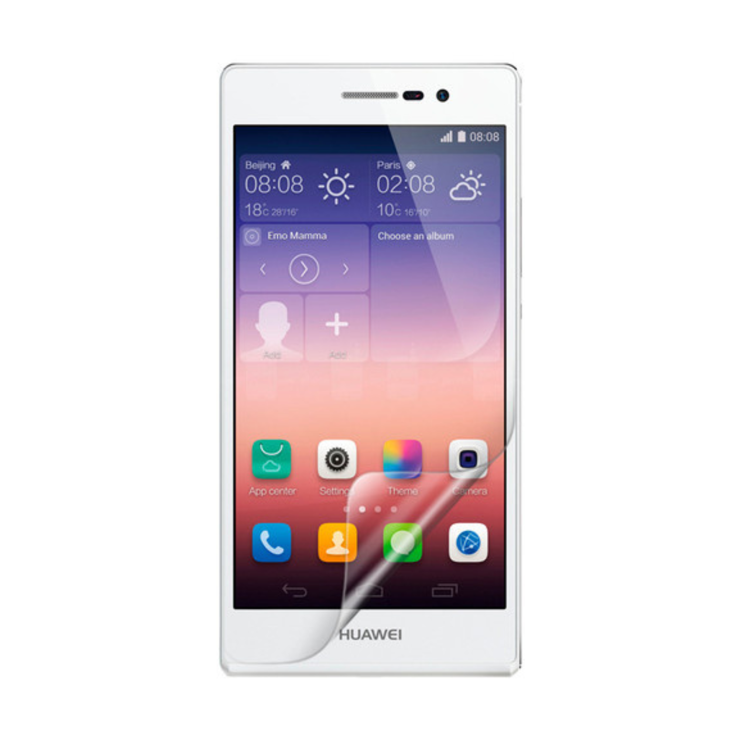 Hydrogel Screen Protector for Huawei Ascend P7 Sapphire Edition (2014) (Pack of 2)