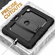 iPad 9th Generation 10.2-inch (2021) Heavy Duty Rugged Shockproof Silicone Case With Built-in Screen Protector