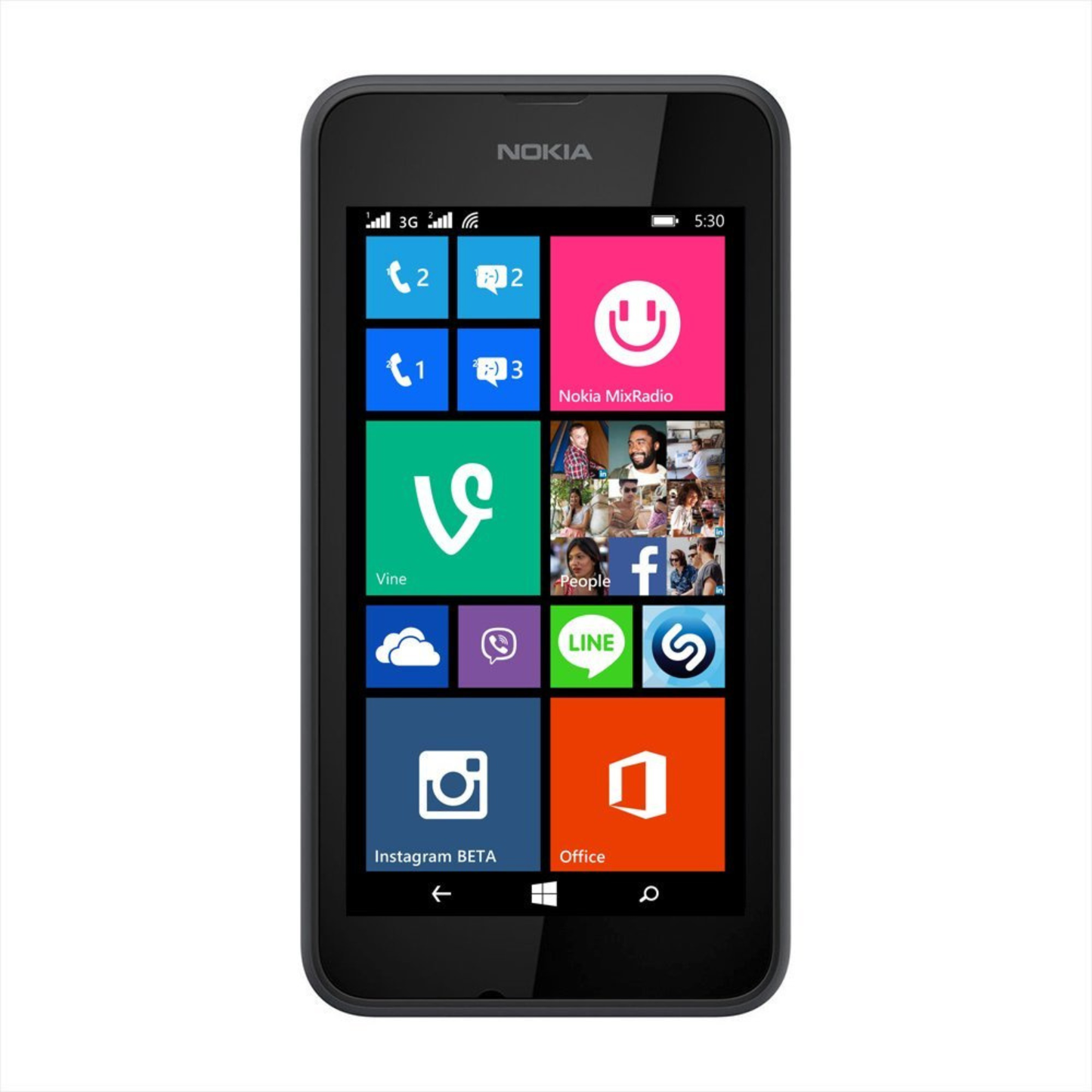 Hydrogel Screen Protector for Nokia Lumia 530 Dual SIM (Pack of 2)
