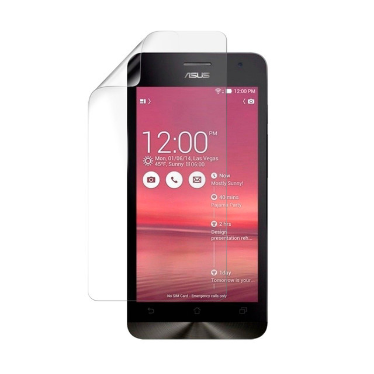 Hydrogel Screen Protector for Asus Zenfone 5 A500KL (Pack of 2)
