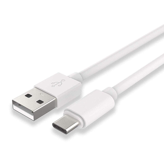 USB-A to USB-C Charger Cable for POCO Phones (White) 1m