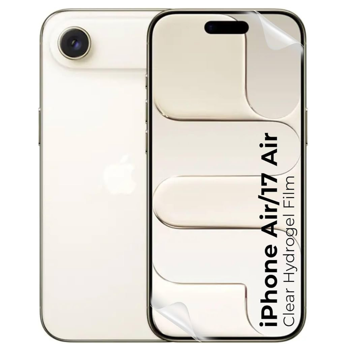 Hydrogel Screen Protector for iPhone 17 Air (Screen & Back)