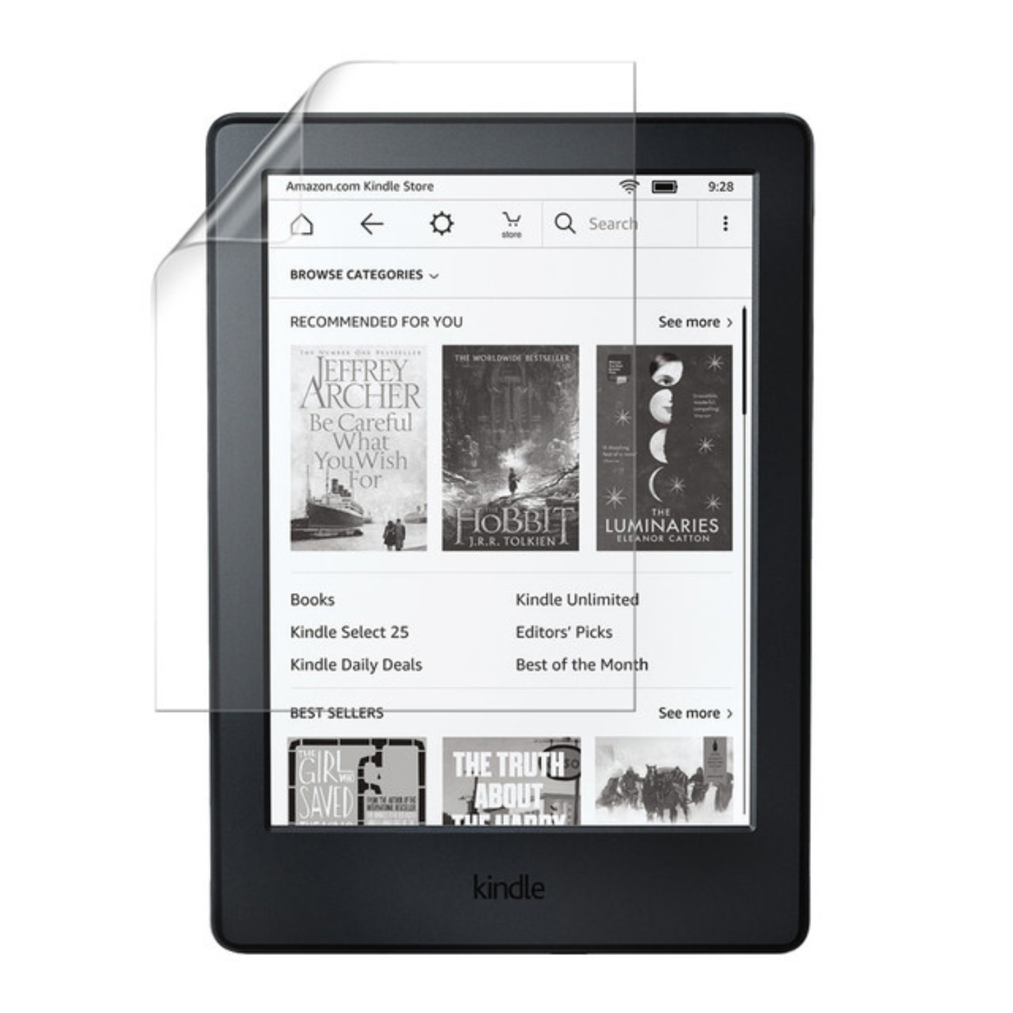 Hydrogel Screen Protector for Kindle 8
