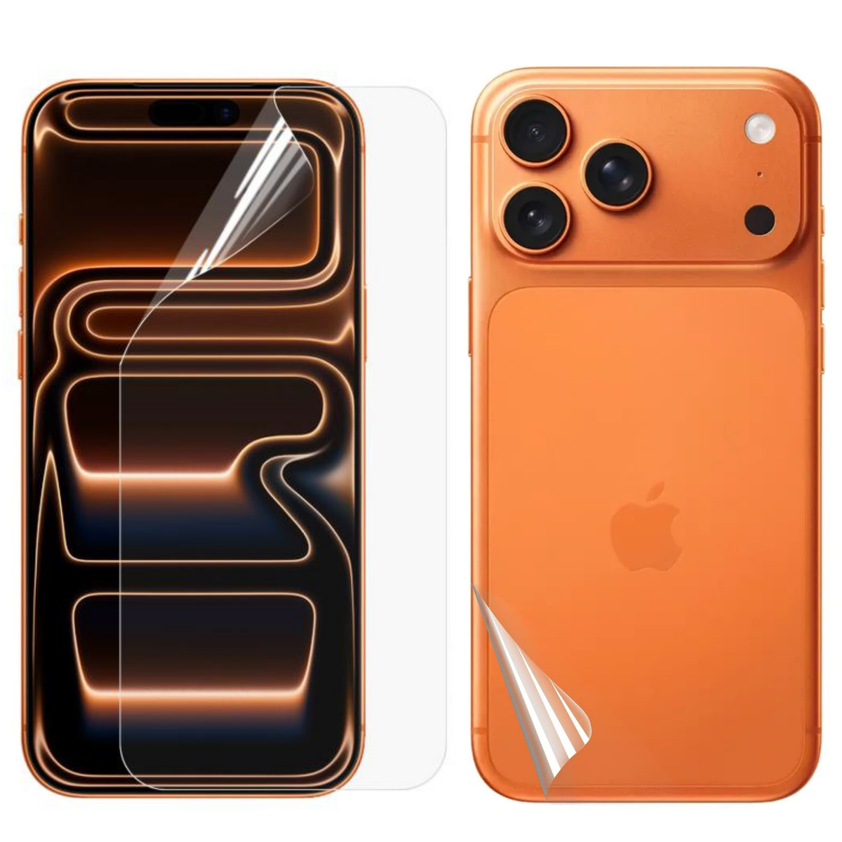 Hydrogel Screen Protector for iPhone 17 Pro Max (screen and back)
