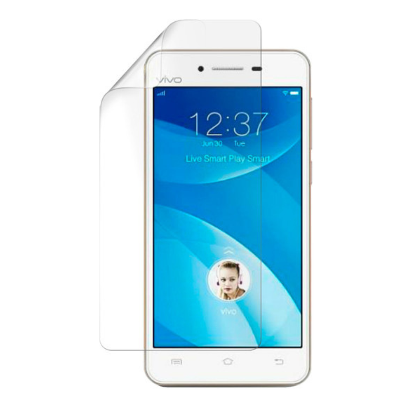 Hydrogel Screen Protector for Vivo V1 (Pack of 2)