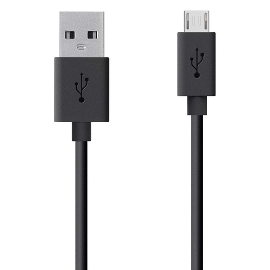 Charger Cable for Xiaomi Phones USB-A to micro-USB (Black) 1m