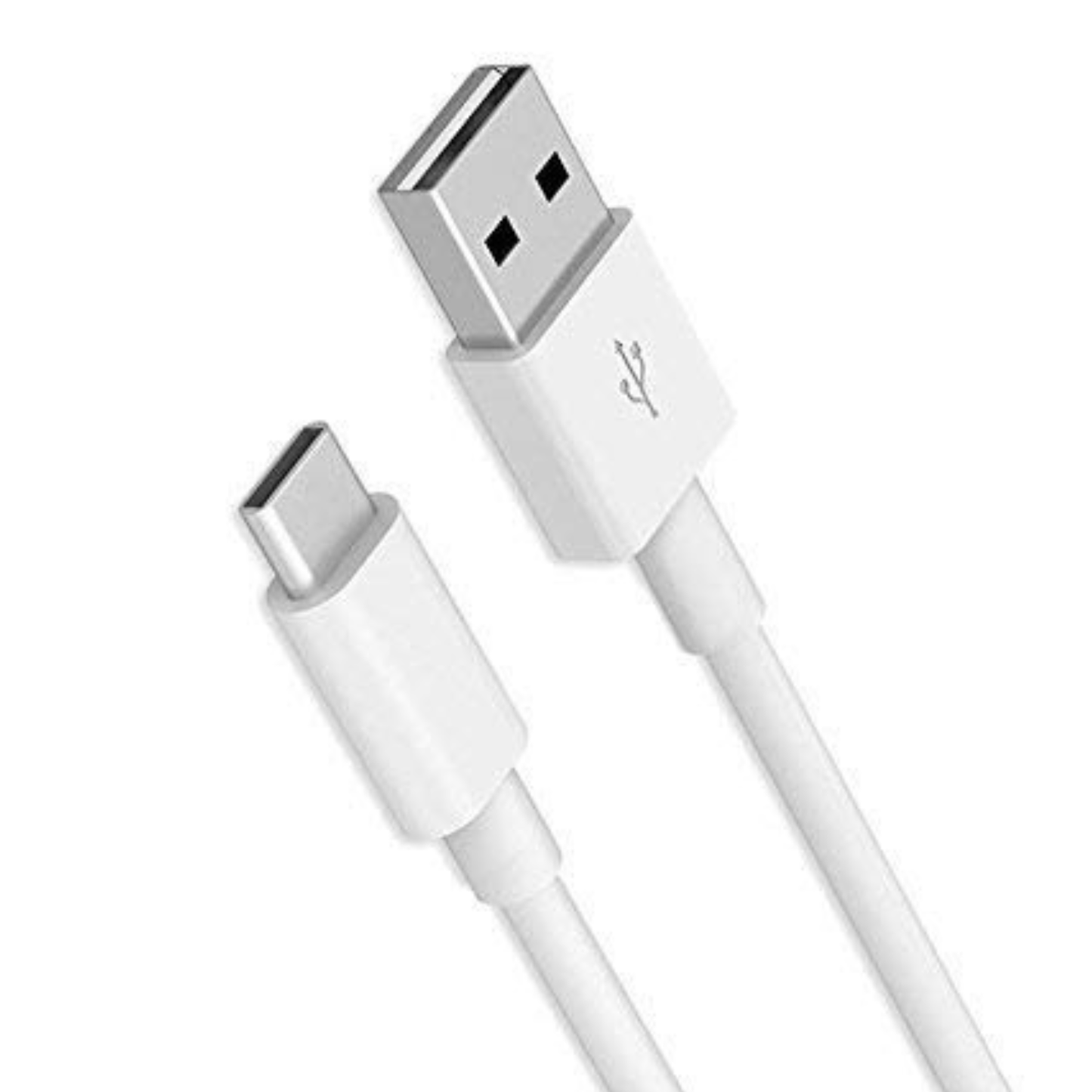 USB-A to USB-C Charger Cable for Asus Phones (White) 1m