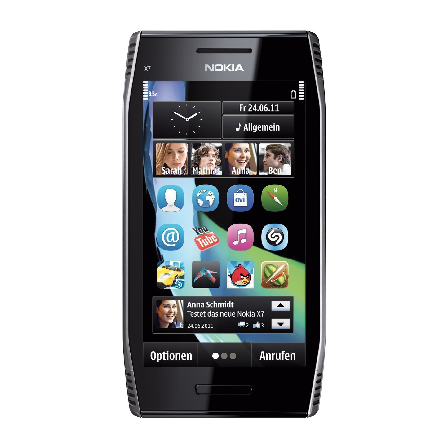 Hydrogel Screen Protector for Nokia X7-00 (Pack of 2)