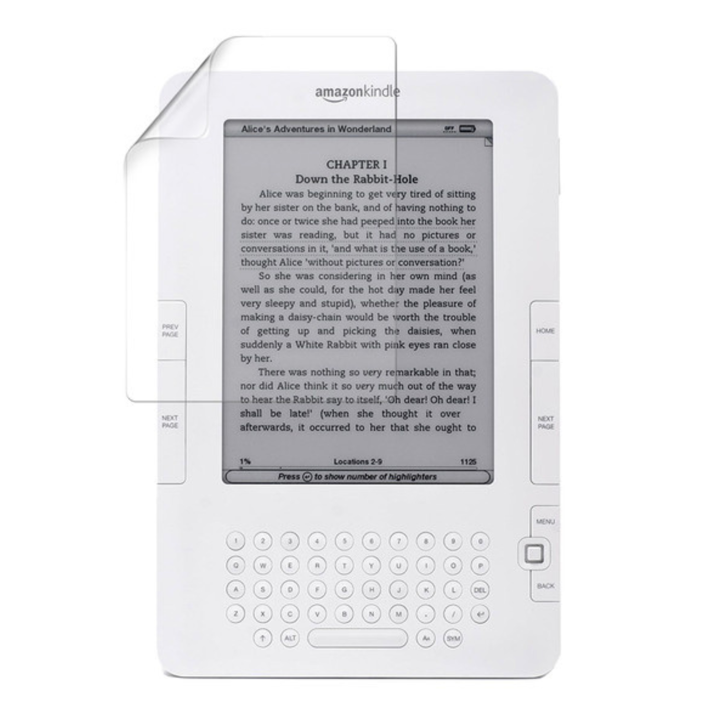 Hydrogel Screen Protector for Kindle Paperwhite (2nd Iteration) (Pack of 2)