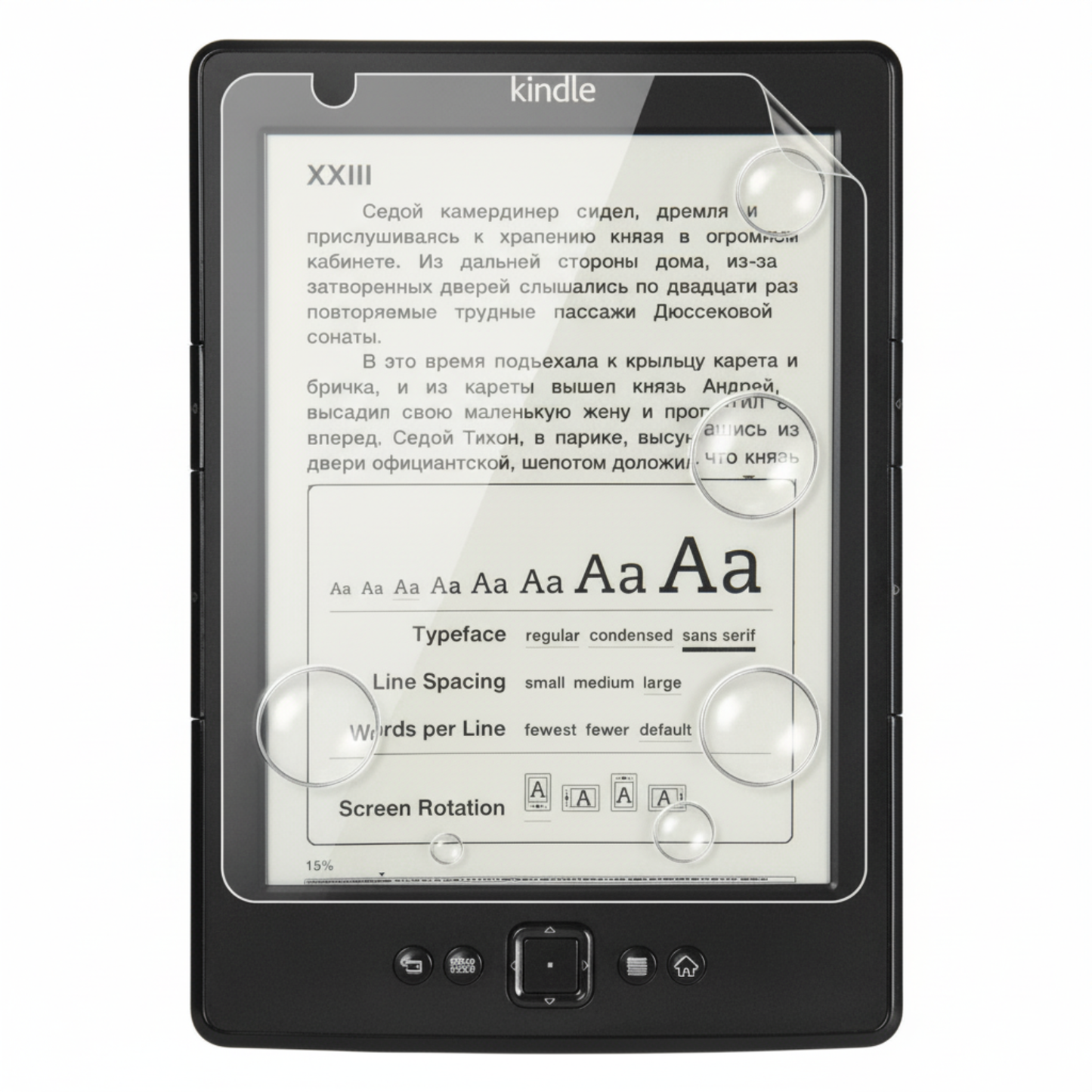 Hydrogel Screen Protector for Kindle 5
