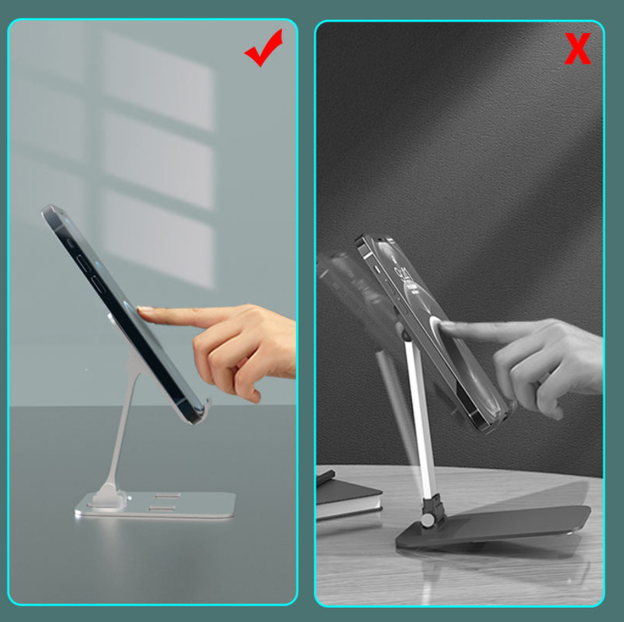 Aluminum Alloy Universal Desktop Phone and Tablet Stand