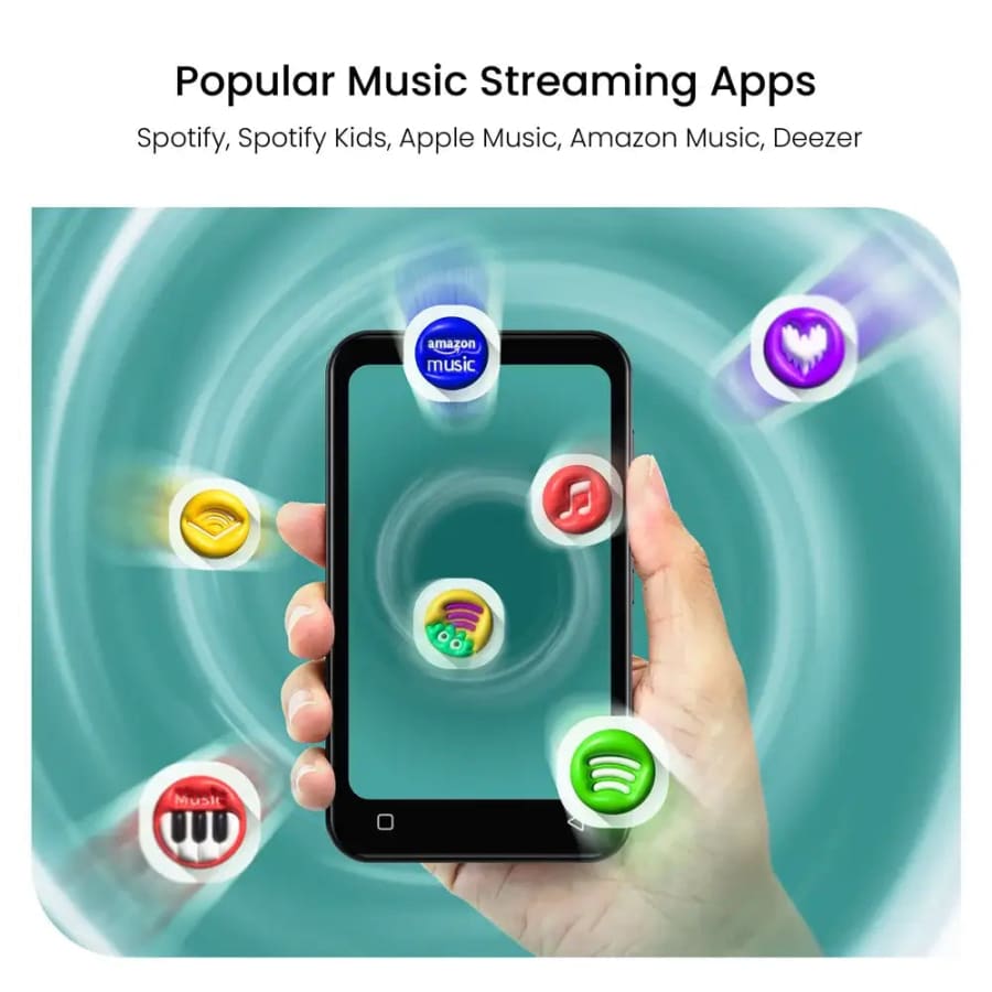 Android MP3/MP4 Music Player with Bluetooth & Wi-Fi (3 colours available)