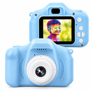 Kids Digital Camera 1080P HD – Mini Waterproof Camera with 2.4-Inch Screen Blue Pink Green
