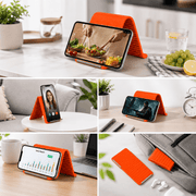 Bendable silicone phone holder with flexible foldable design