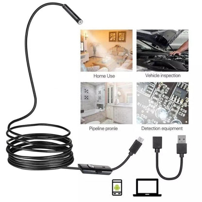 Borescope / Endoscope Camera - Android (Micro USB & Computer USB Ports)