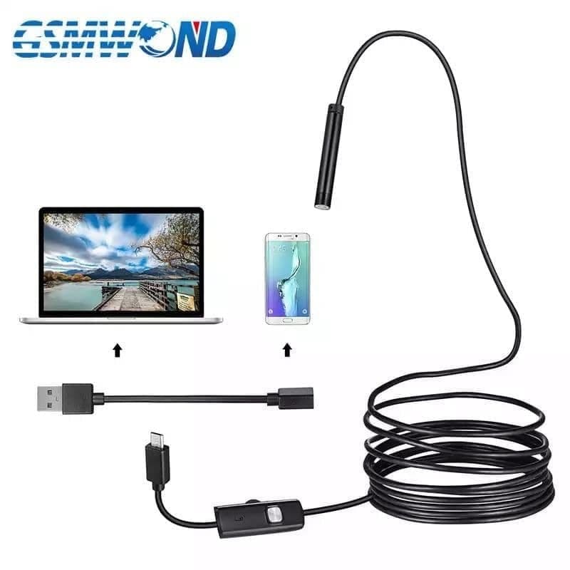 Borescope / Endoscope Camera - Android (Micro USB & Computer USB Ports)