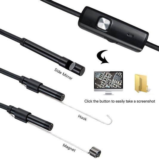 Borescope / Endoscope Camera - Android (Type C, Micro USB & Computer USB Ports)