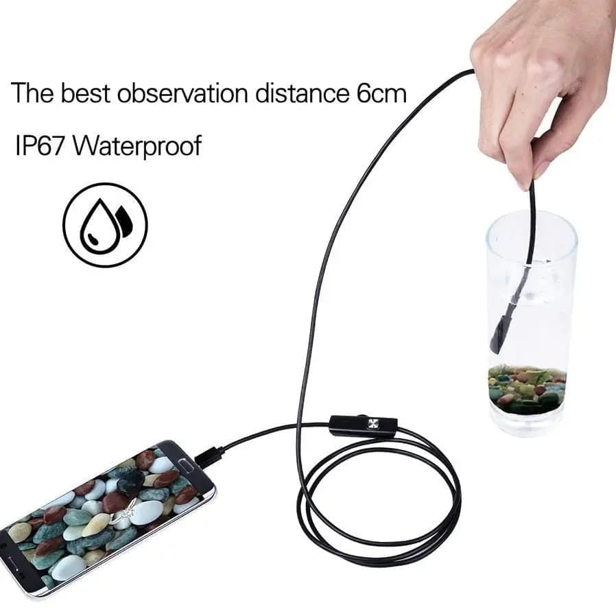 Borescope / Endoscope Camera - Android (Type C, Micro USB & Computer USB Ports)