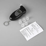 Breathalyzer - Breath Alcohol Tester With 5 Extra Breathalyser Mouth Pieces - Tools & Kits (multipurpose)