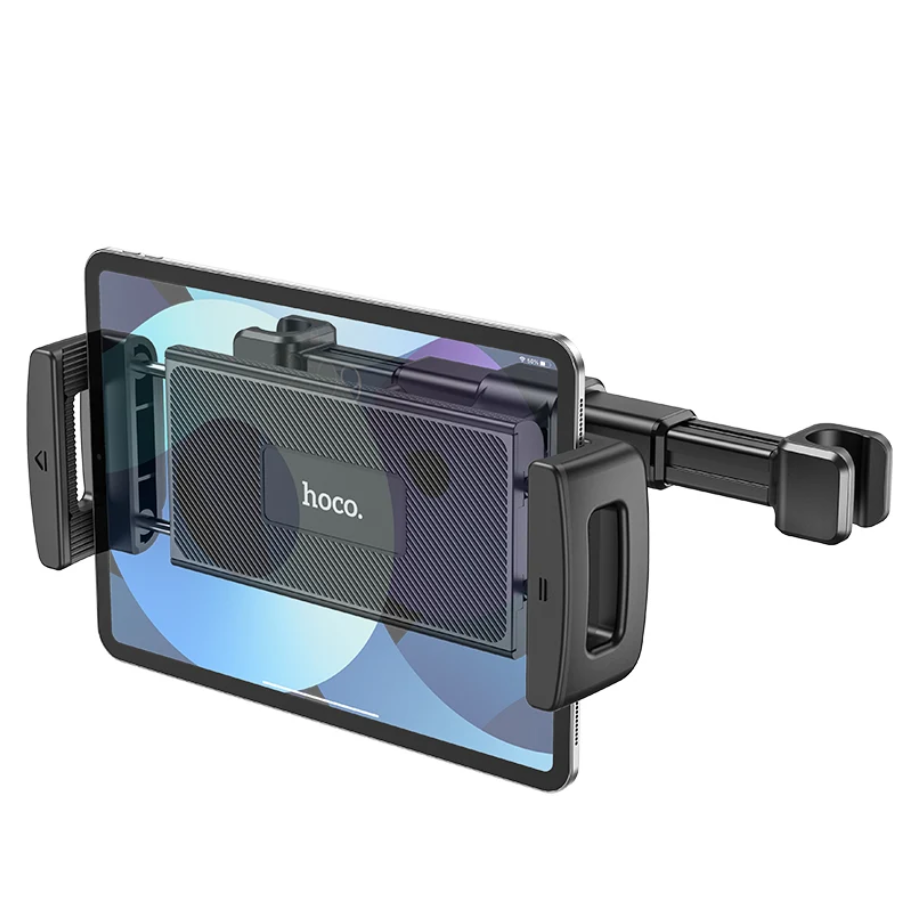 Phone mount with gradient design on a white background