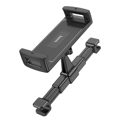 Black adjustable car mount on a white background