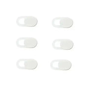 Camera Lens Cover - White x 6 / Screen protector