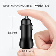 Car Charger Type-C and USB Fast Charging Mobile Adapter