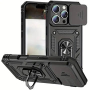 Case for iPhone 16 Pro Max (6.7”) (available in black navy & red) - Rugged armor / Phone cases