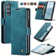 Case for Samsung Galaxy Z Fold 6 (5 colours available) - Blue / Wallet - Phone cases