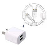 Charger Cable (1m) & Wall Plug for Iphone (NZ / AUS) - 1m - Electronics Accessories