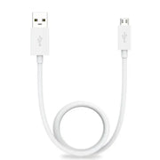 Charger Cable for Motorola Phones USB-A to micro-USB (White) 1m - White - Electronics Accessories