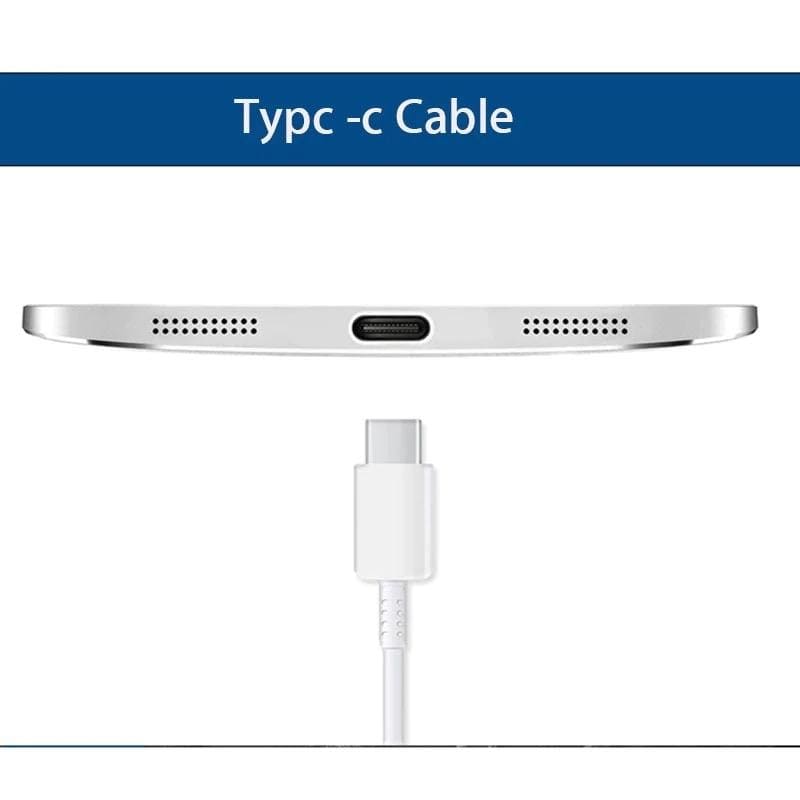 Charger Cable For Samsung Devices - USB to Type C (2m) (White)