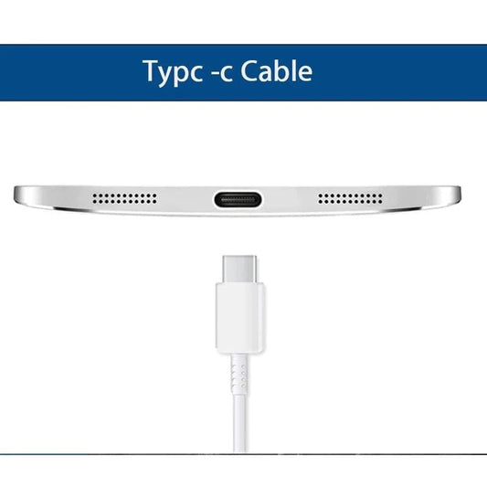 Charger Cable For Samsung Devices - USB to Type C (2m) (White)