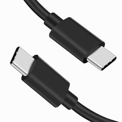 Type C to Type C (1m) Charger Cable For Samsung Devices (Black)