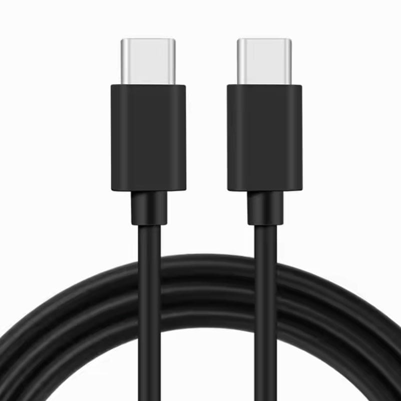 Type C to Type C (1m) Charger Cable For Samsung Devices (Black)