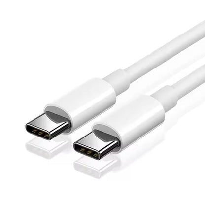 Type C to Type C (2m) Charger Cable For Samsung Devices (White)