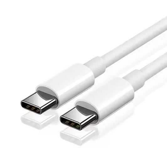 Type C to Type C (2m) Charger Cable For Samsung Devices (White)