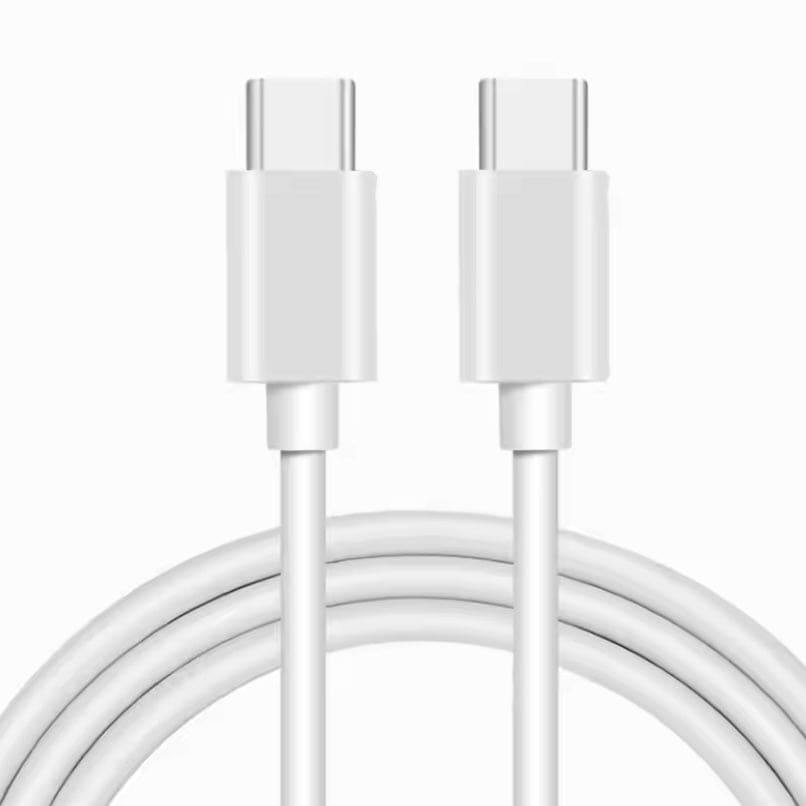 Type C to Type C (2m) Charger Cable For Samsung Devices (White)