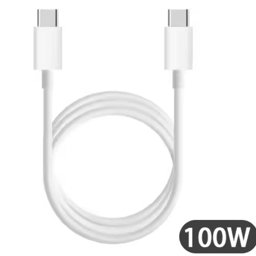 Type C to Type C (2m) Charger Cable For Samsung Devices (White)
