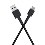 Charger Cable for Xiaomi Phones USB-A to USB-C (Black) 1m - Black - Electronics Accessories