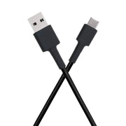 Charger Cable for Xiaomi Phones USB-A to USB-C (Black) 1m - Black - Electronics Accessories